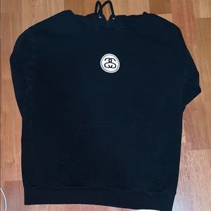 stussy double s logo hoodie